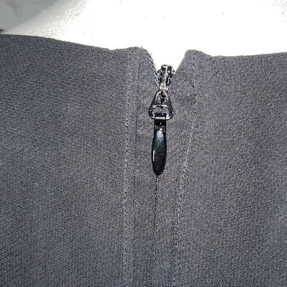 BCBG - Maryna Little Black Dress - Tiered Chiffon - 6 - Picture 5 of 8